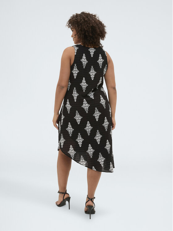 Fiorella Rubino Fiorella Rubino Sukienka koktajlowa 7091T001776N0Z3 Czarny A-Line Fit