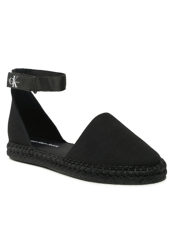 Calvin Klein Jeans Calvin Klein Jeans Espadrilles Ankle Espadrille YW0YW01027 Fekete