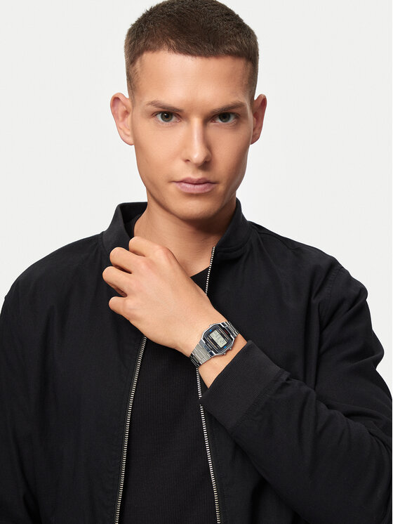 Casio Casio Laikrodis Vintage A163WA-1QES Sidabrinė