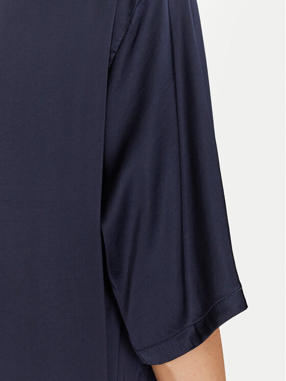 ViCOLO ViCOLO Blúz TD0013 Sötétkék Relaxed Fit