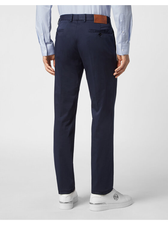PHILIPP PLEIN PHILIPP PLEIN Chinosy 385 Niebieski jasny Chino Fit