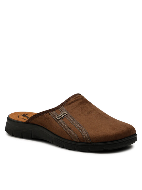 Papuci de casă Inblu BGD2T701 Maro