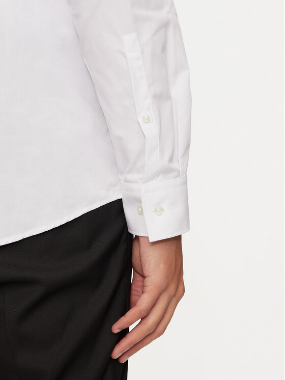 HUGO Hugo Košulja Keidi 50524849 Bijela Slim Fit