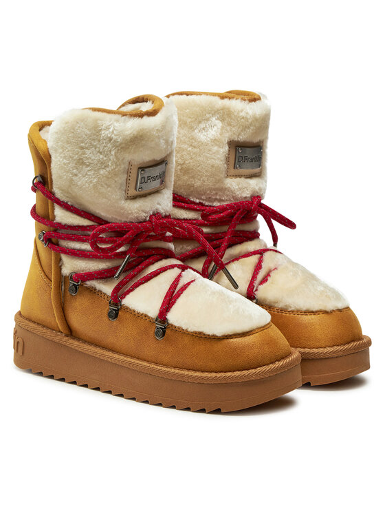 D.Franklin D.Franklin Снігоходи Nordic Trk Fur DFSH370005 Жовтий