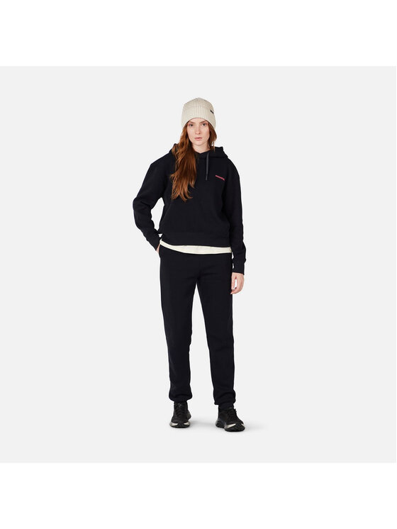 Rossignol Rossignol Spodnie dresowe W Presset Pullon Pant Czarny Regular Fit