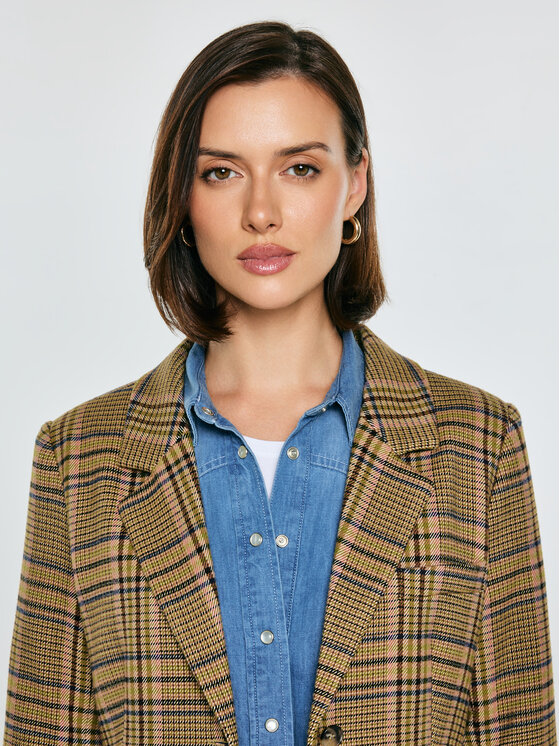 BIG STAR BIG STAR Marynarka GALANI Różowy Slim Fit
