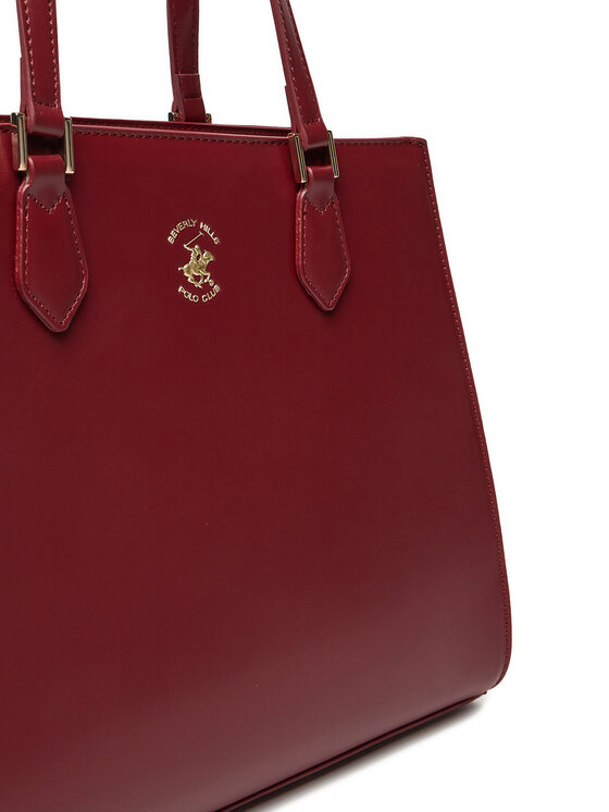 Beverly Hills Polo Club Beverly Hills Polo Club Ročna torba C-BHPC-B-008-06 Bordo rdeča