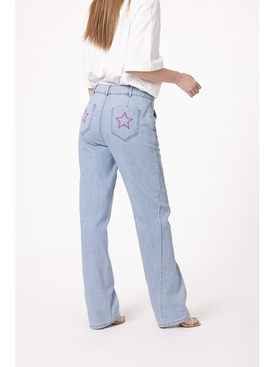 LAURELLA LAURELLA Džínsy 3UL019 Modrá Regular Fit