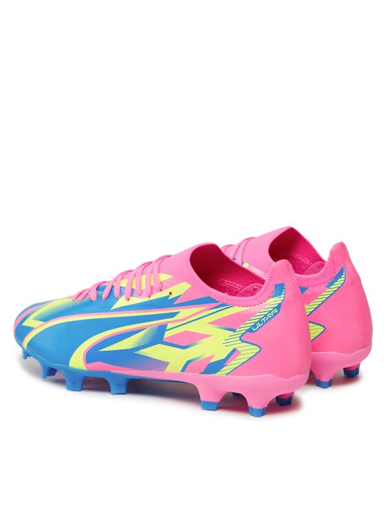 Puma Puma Buty do piłki nożnej Ultra Match Energy Luminous Fg/Ag 107543 01 Różowy