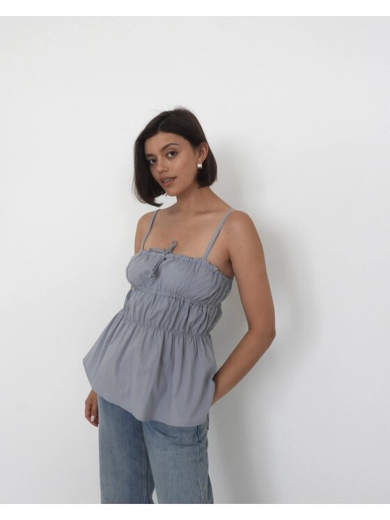 Le Songe Le Songe Top KALA Niebieski Regular Fit