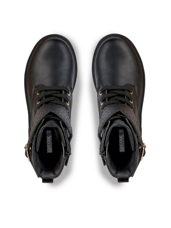 Geox Geox Botki Jr Eclair J369QN 000BC C9999 S Czarny