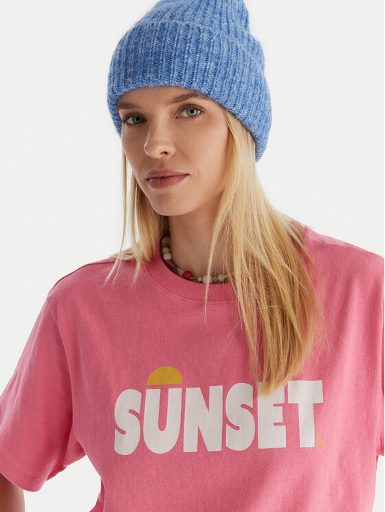 Roxy Roxy Póló Sunnyoversize Easy ERJZT06033 Rózsaszín Oversize