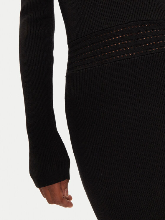 Morgan Morgan Trikotažinė suknelė 242-RMBROOK Juoda Slim Fit