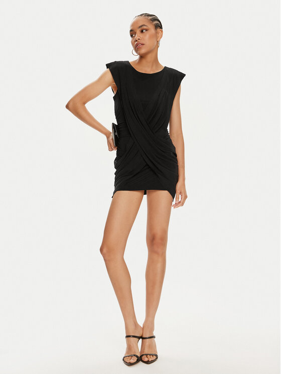 NORMA KAMALI NORMA KAMALI Φόρεμα κοκτέιλ KK1243PLD83001 Μαύρο Slim Fit
