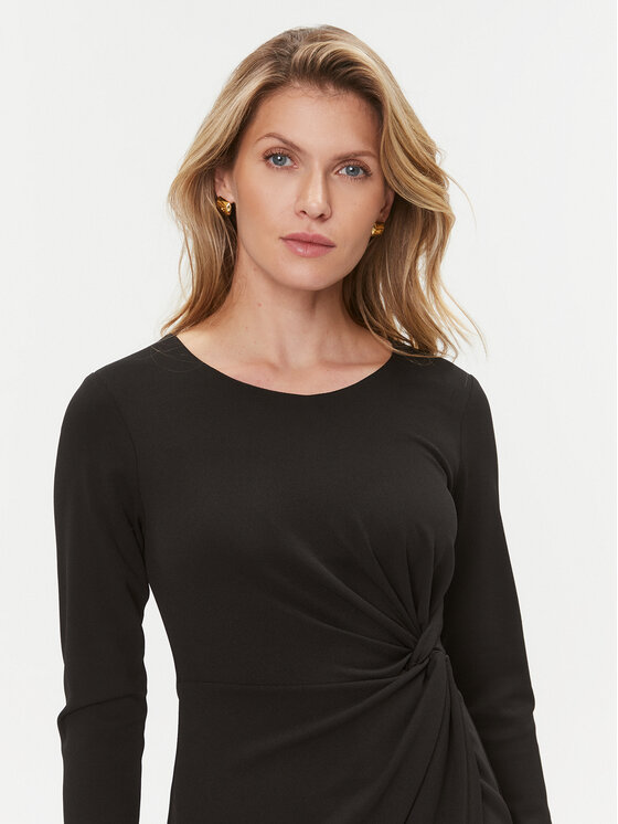 Rinascimento Rinascimento Kokteilinė suknelė CFC0115578003 Juoda Regular Fit