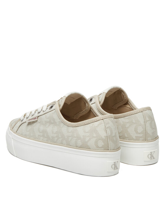 Calvin Klein Jeans Calvin Klein Jeans Tossud Vulc Flatf Jacquard Aop YW0YW01965 Beež