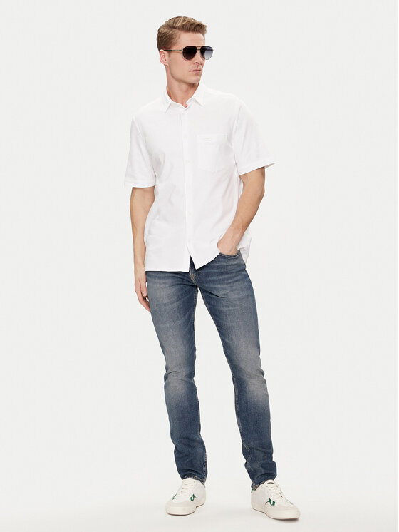Calvin Klein Calvin Klein Πουκάμισο K10K112708 Λευκό Regular Fit