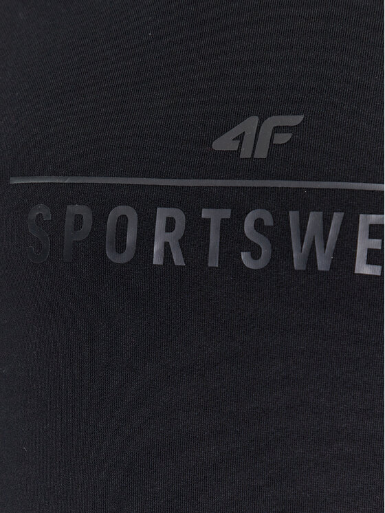 4F 4F Felpa 4FAW23TSWSM692 Nero Regular Fit