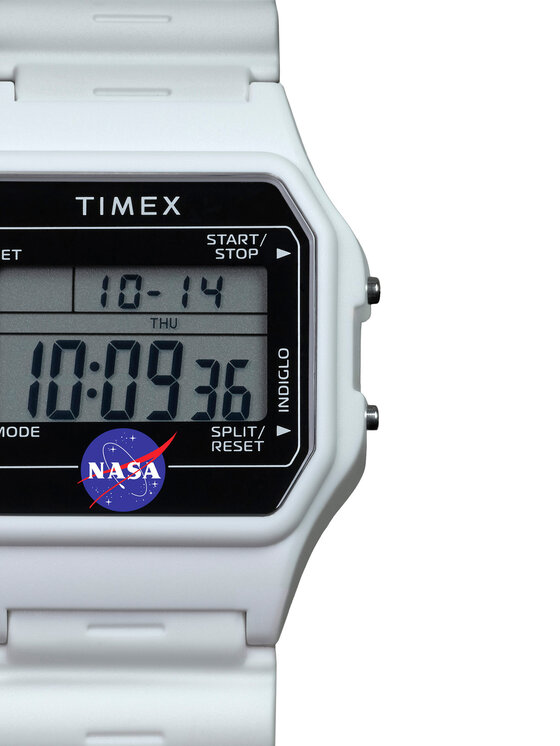 Timex Timex Часовник Main Street Classic TW2Y13500 Бял