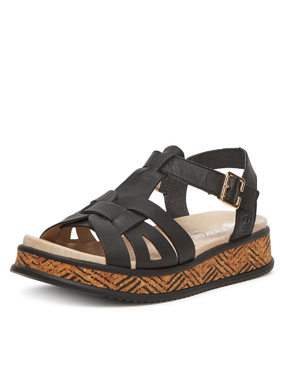 Rieker Rieker Sandale W0853-00 Negru
