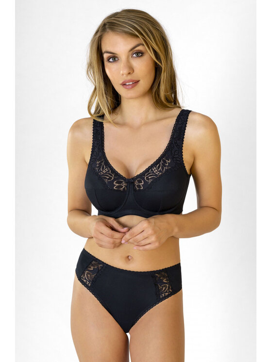 Biustonosz soft, rozmiar 95D, Czarny, Galla