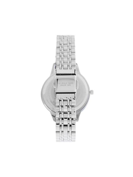 U.S. Polo Assn. U.S. Polo Assn. Zestaw zegarek i bransoletka Faith USP6392TW Srebrny