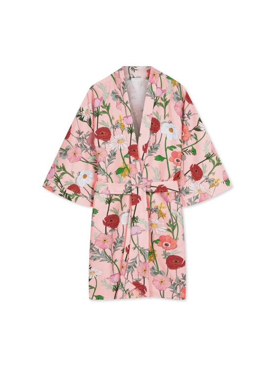 White pocket White pocket Kimono kimono Różowy Regular Fit