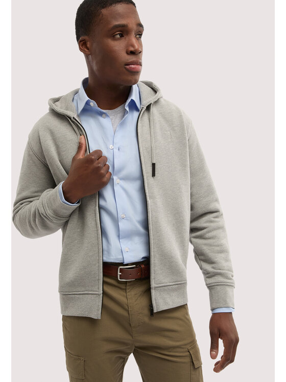Trussardi Trussardi Felpa G8068500137N013 Grigio Regular Fit