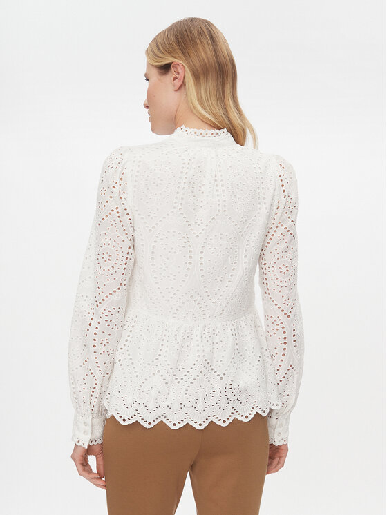 YAS YAS Blusa Holi 26026822 Bianco Regular Fit