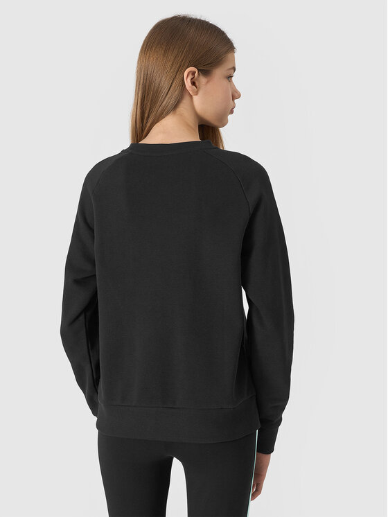 4F 4F Mikina 4FJWSS24TSWSF0920-20S Čierna Regular Fit