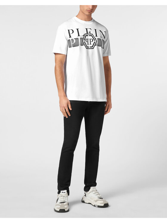 PHILIPP PLEIN PHILIPP PLEIN T-Shirt 11639 Biały Regular Fit
