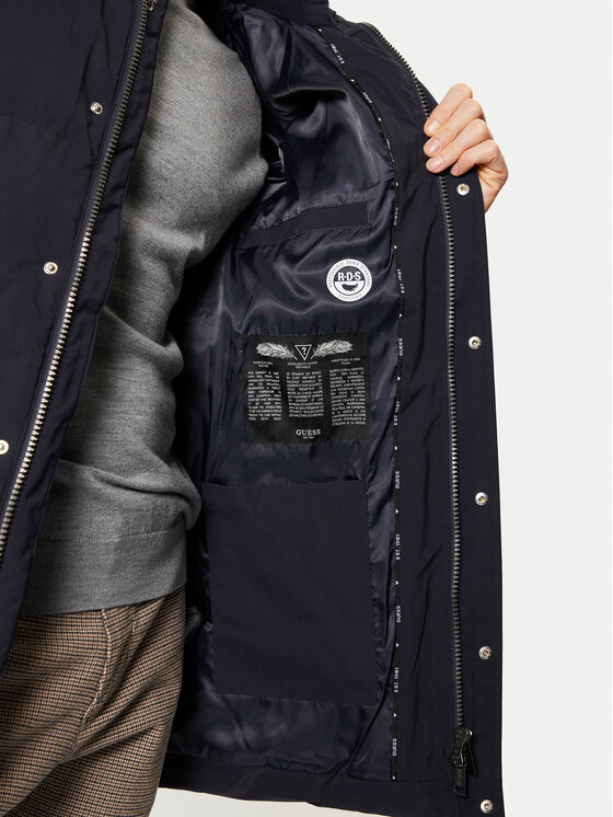 Guess Guess Daunenjacke M4BL53 WG7X2 Dunkelblau Regular Fit