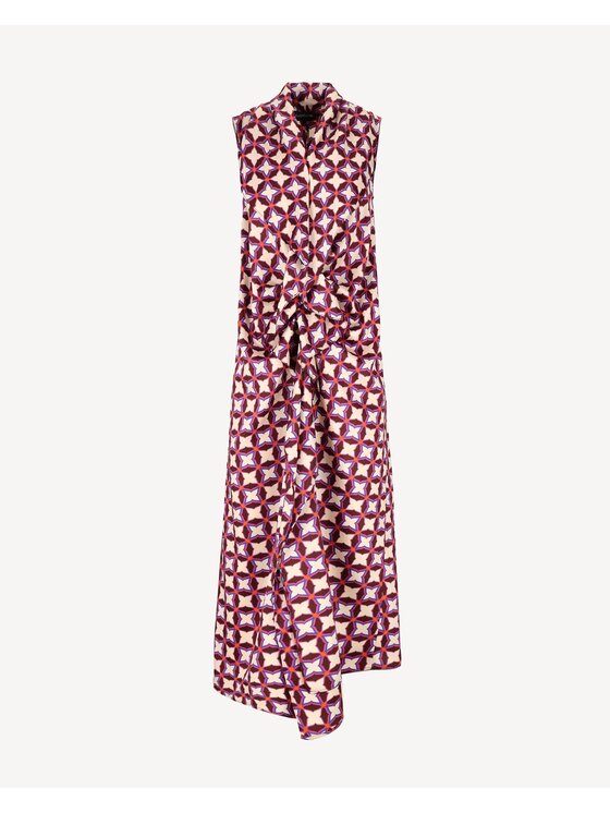 Castellani Castellani Sukienka codzienna Sorella Fioletowy Regular Fit
