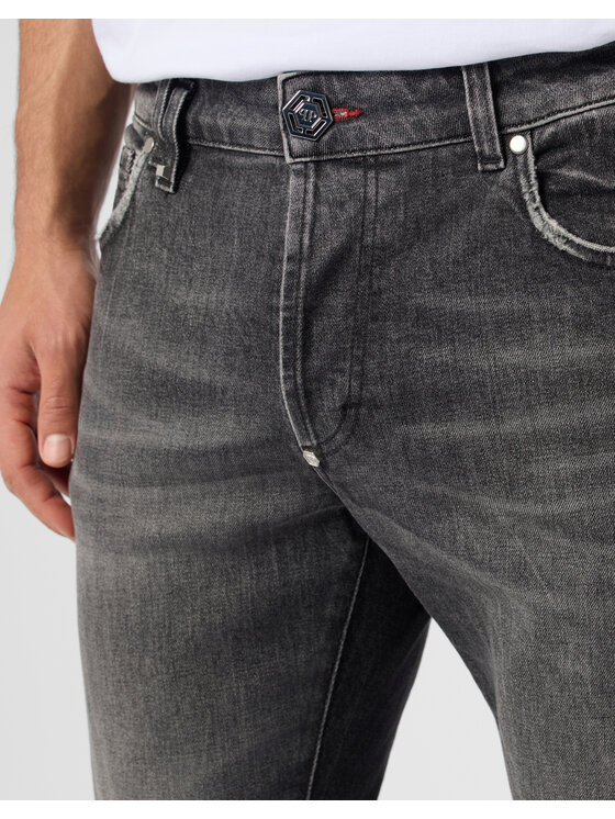 PHILIPP PLEIN PHILIPP PLEIN Jeansy 31243 Černá Skinny Fit