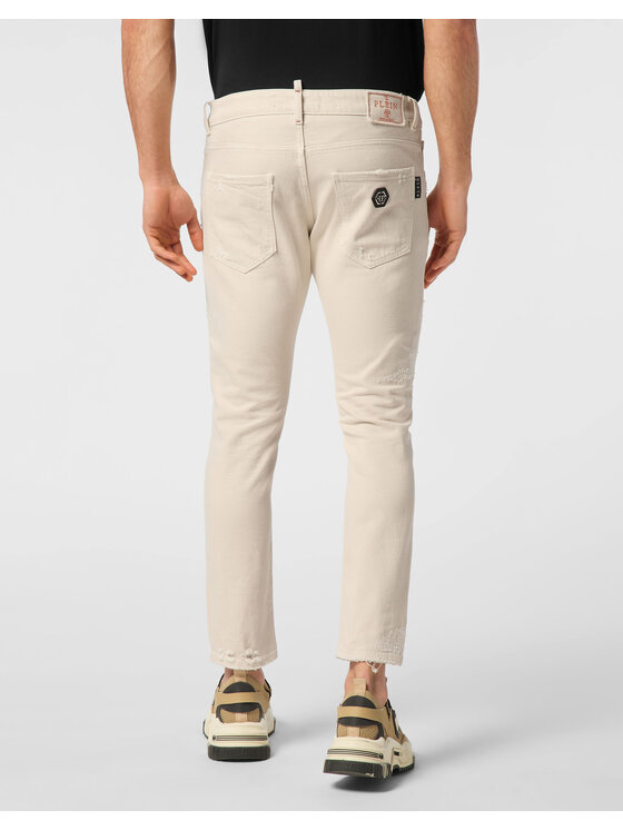 PHILIPP PLEIN PHILIPP PLEIN Jeans 24581 Beige Skinny Fit