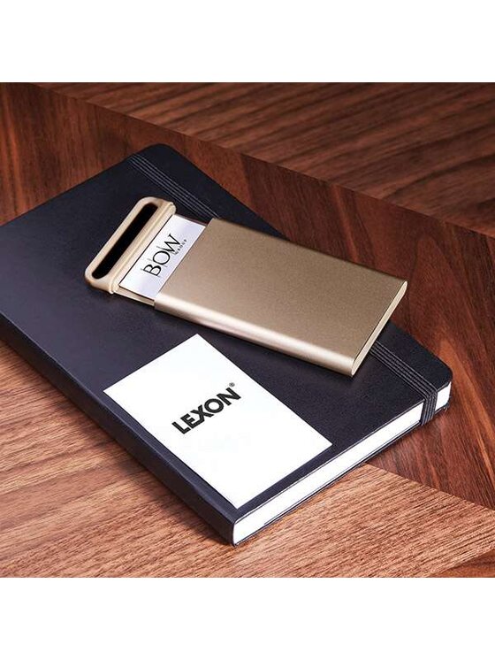 Lexon Lexon Etui na wizytówki Nomaday Złoty