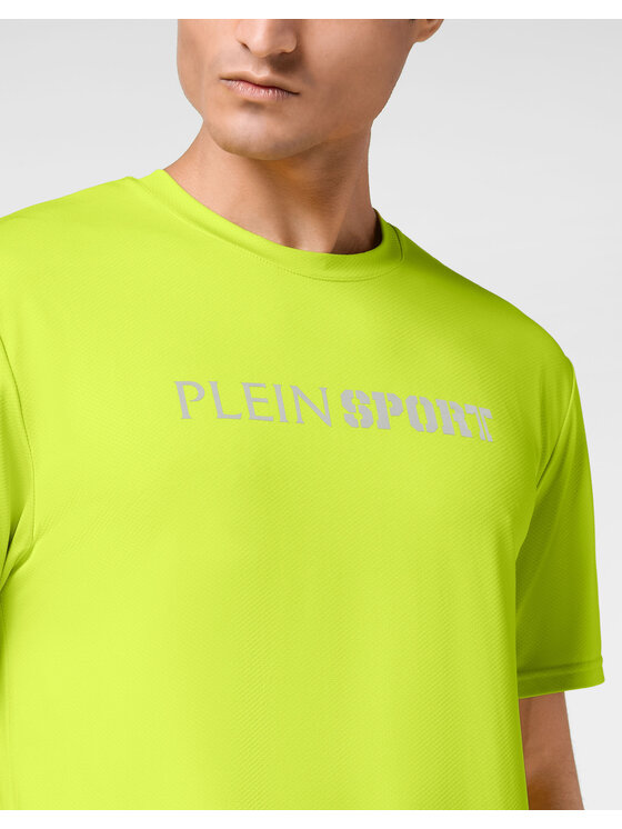 Plein Sport Plein Sport T-Shirt 22969 Żółty Regular Fit