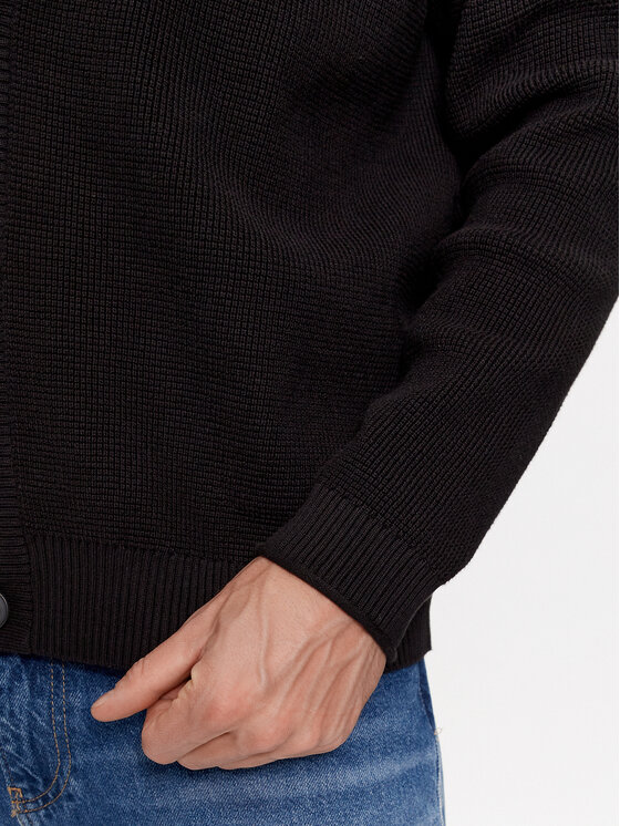 Calvin Klein Jeans Calvin Klein Jeans Ζακέτα Badge Skater J30J324327 Μαύρο Relaxed Fit