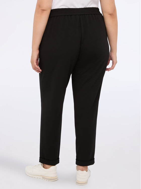 Fiorella Rubino Fiorella Rubino Spodnie materiałowe P176L002198N033 Czarny Regular Fit