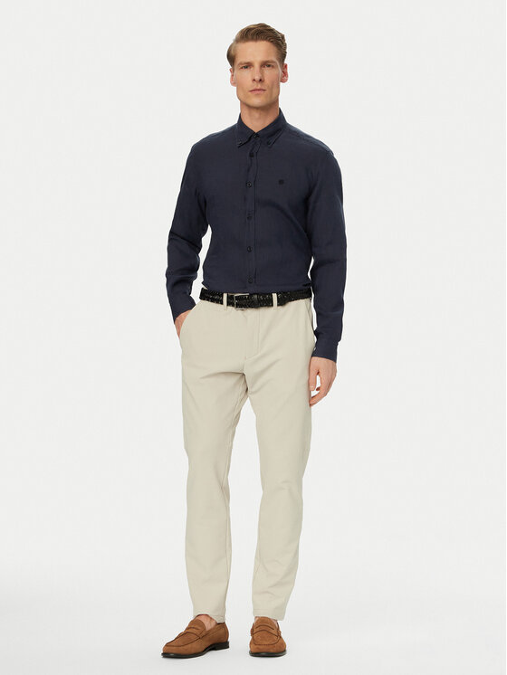 BOSS BOSS Marškiniai H-Liam 50556077 Tamsiai mėlyna Regular Fit