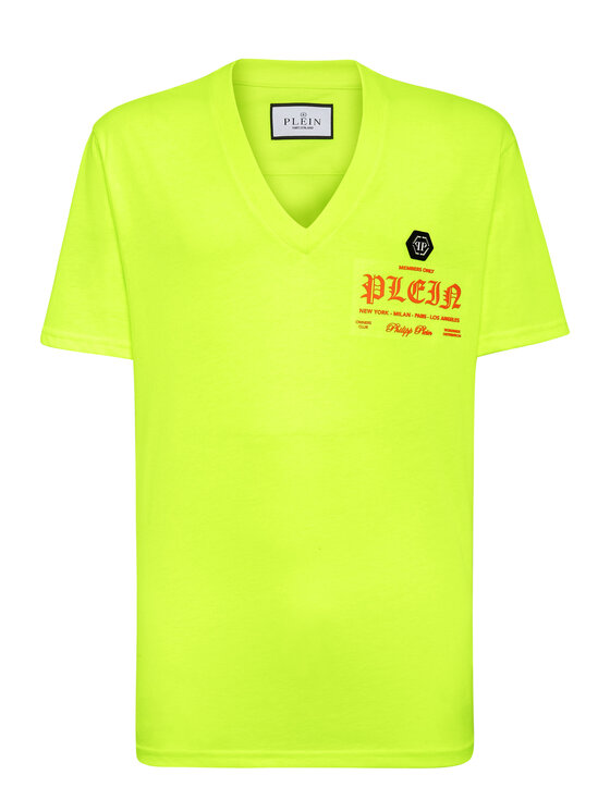PHILIPP PLEIN PHILIPP PLEIN T-shirt 241 Giallo Regular Fit