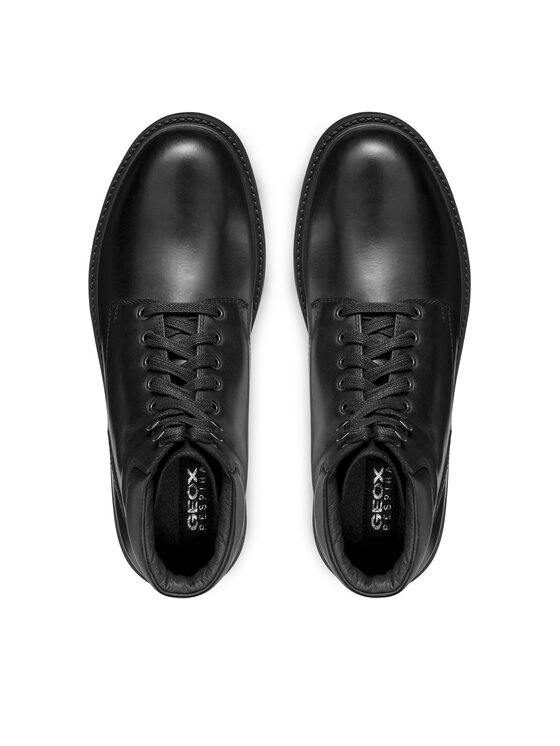 Geox Geox Schnürstiefeletten U Lagorai + Grip B A U46HQA 00043 C9999 Schwarz