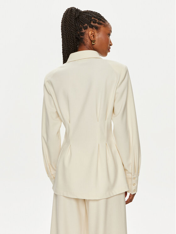Gestuz Gestuz Hemd Waisa 10908881 Écru Regular Fit