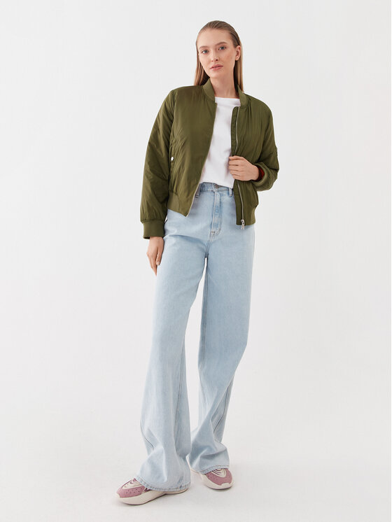 ONLY ONLY Bomber 15293313 Zelena Regular Fit