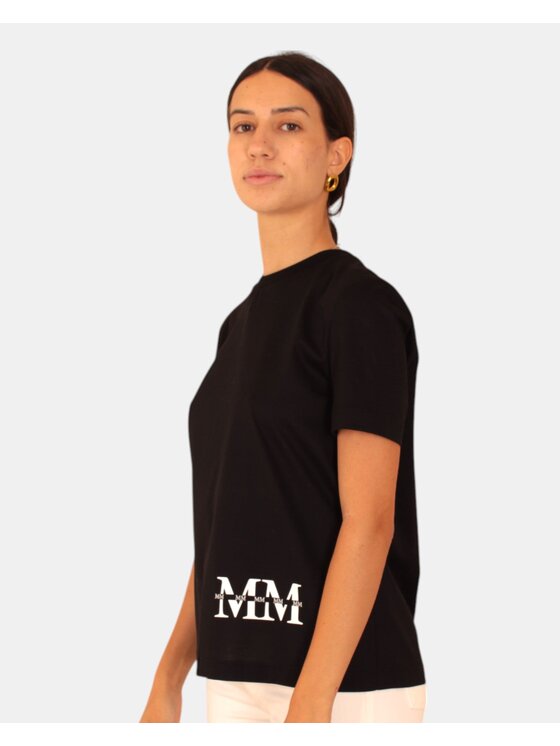 Max Mara Leisure Max Mara Leisure T-Shirt 10113289945354 Μαύρο Regular Fit