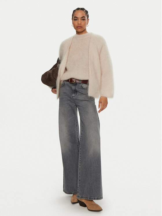 Dixie Dixie Kardigan M277K004A Écru Relaxed Fit