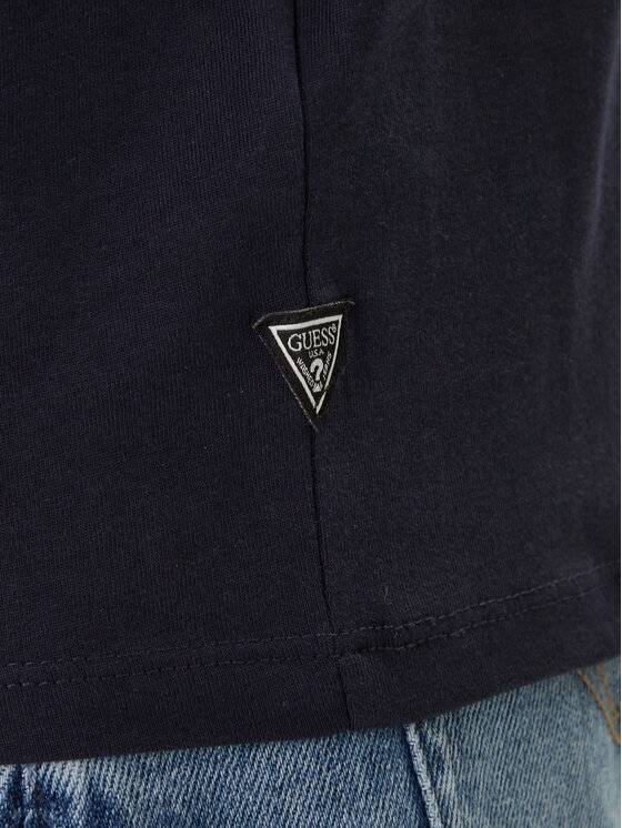Guess Guess Póló M6RI03 I3Z14 Sötétkék Regular Fit