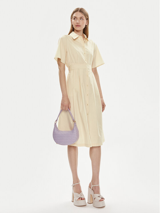 MAX&Co. MAX&Co. Haljina košulja Zeppa 2416221174200 Écru Regular Fit