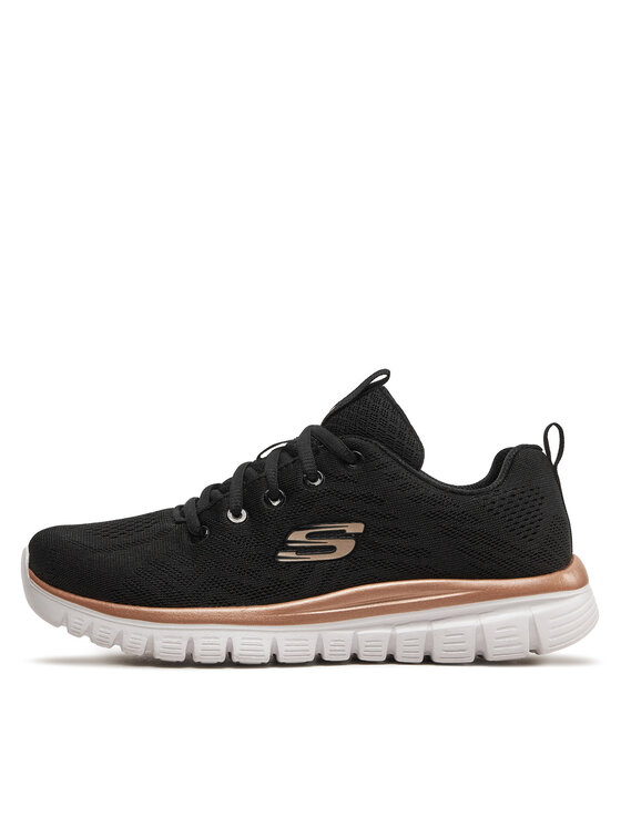 Skechers Skechers Tenisice 12615/BKGD Crna