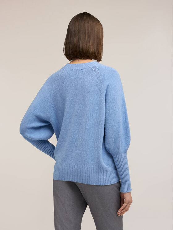 Motivi Motivi Sweter M245E002263N004 Turkusowy Regular Fit